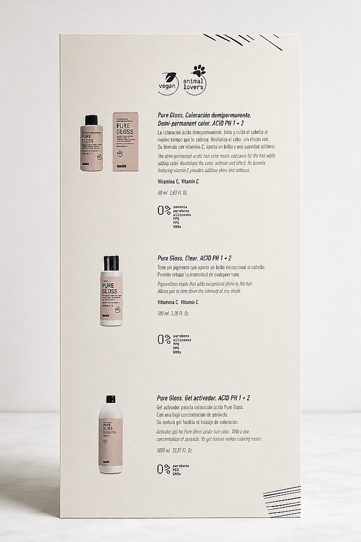 Glossco Pure gloss Hiusväri – kuva 4